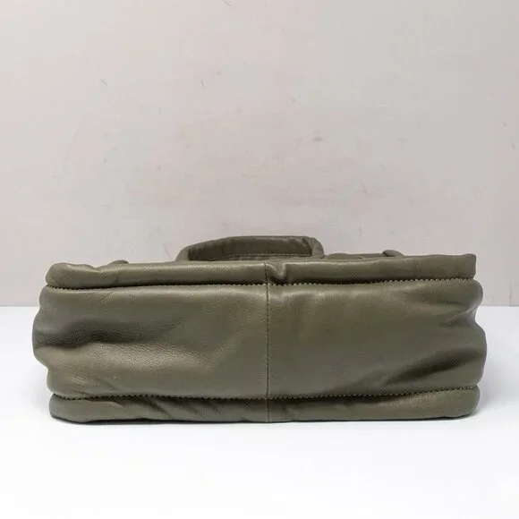 Cole Haan Grand Series Quilted Tote Bag Tea Leaf Green Leather - Picture 9 of 11